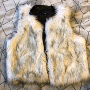 Faux fur vest